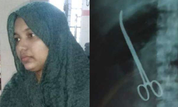 Harshina, who lived with scissors inside her stomach for five years, is preparing for a hunger strike with her family.