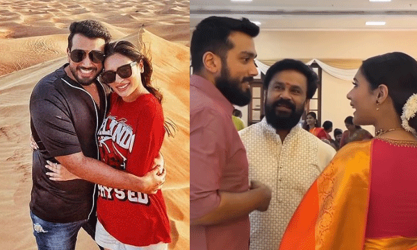 kalidas-jayaram-introduces-girlfriend-tarini-kalingarayar-to-actor-dileep-video