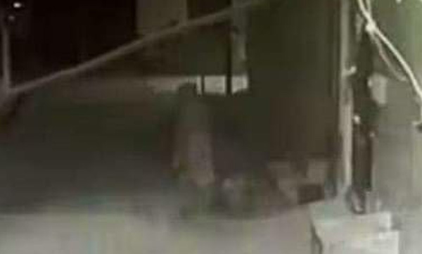 A female figure dressed in white terrorised the entire area