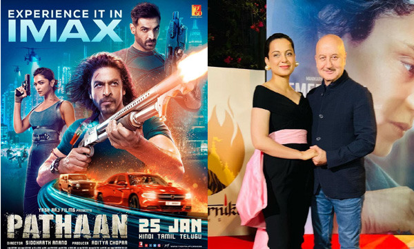 I wish to the success of pathaan  movie - Kangana, Anupam Kher praised the film