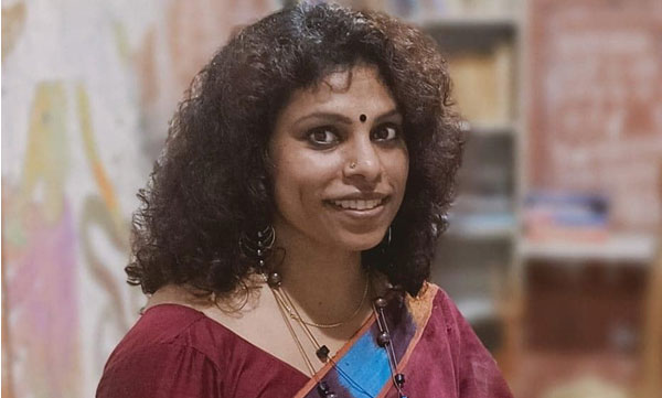 a girl from Kozhikkodu who did the tail art on Air India Express