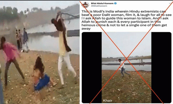 This is the truth in the video where a Dalit woman was beaten up for bathing in the river