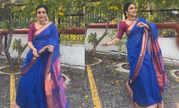 Rimy Tomy shakes legs for the Mala dam dam song with traditional outfit