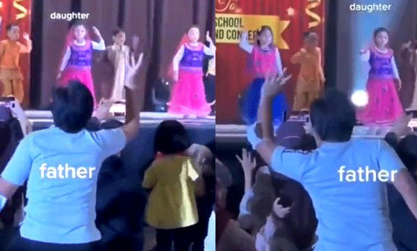Daughter and father dance video is going viral