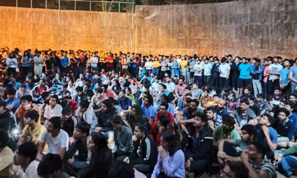 The student committed suicide by jumping from the 7th floor of the hostel building; Alleged caste discrimination