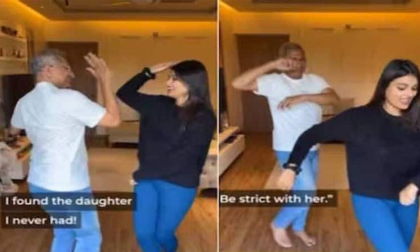 You are my unborn daughter. Aunt Dad dance video with daughter in law