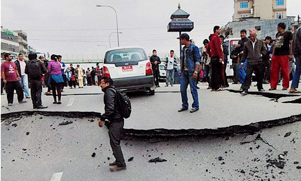 Scientists say that India's tectonic plate is sliding five centimeters every year