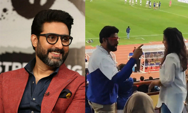 Shalini and her son came to watch the match of Chennaiyin FC; Abhishek Bachchan received both of them