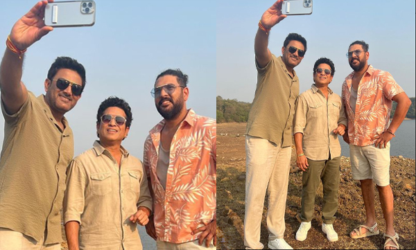 Sachin Tendulkar Recreates 'Dil Chahta Hai' Moment with Yuvraj, Kumble