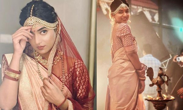 Nazriya Fahad elegant look on International Women's Day