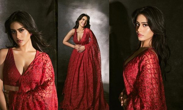 nysa-devgn-looks-glamorous-in-red-lehenga-in-latest-photoshoot-