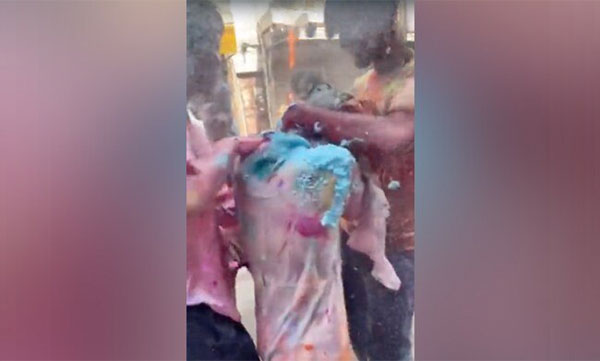 Japanese Tourist  Harassed During Holi Celebrations Leaves India