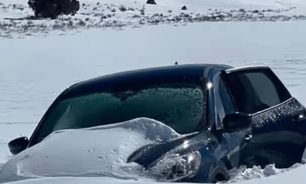 An 81-year-old man was trapped in a snow fall for a week