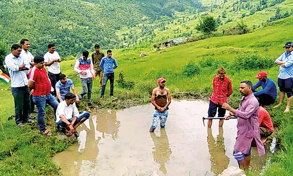 Dig a pond in memory of a loved one