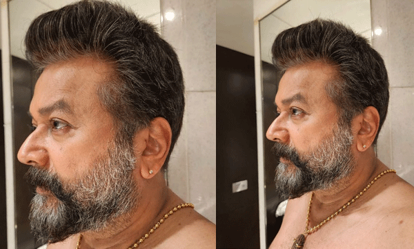 Jayaram look stunning in salt and pepper outlook