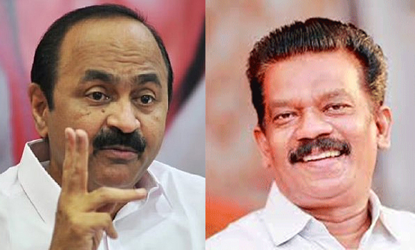 Minister K. Radhakrishnan met Satheesan for reconciliation efforts