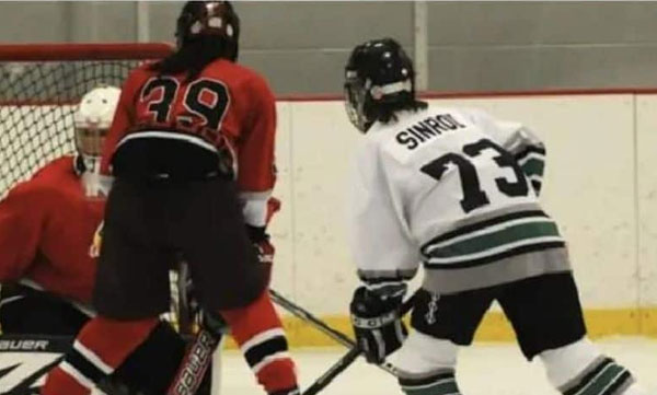 The world's oldest female hockey player is 82