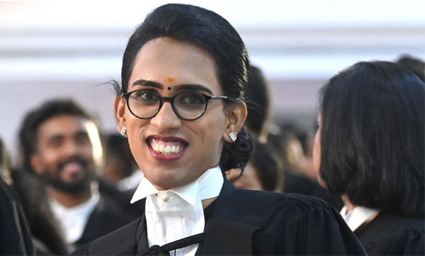 Padma Lakshmi became the first transgender lawyer in the state
