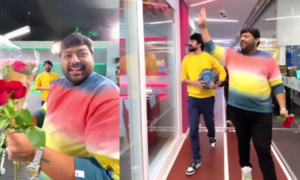 Mithun ramesh returned to work after treatment of bell' s palsy