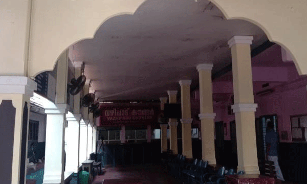 A temple in Kerala paints its walls green