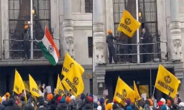 Attack by pro-Khalistan on Indian High Commission
