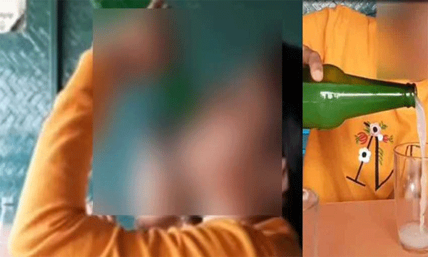 Arrest of the woman who posted the video of her sitting in the shop