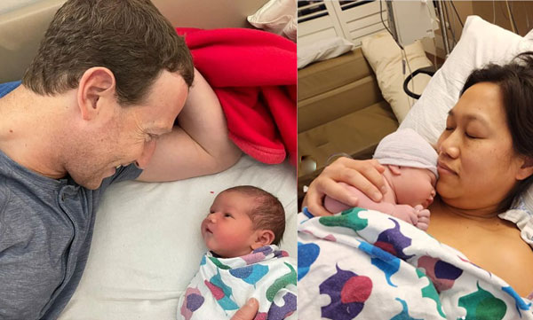 Mark Zuckerburg welcomes his third baby and announces his third name kid