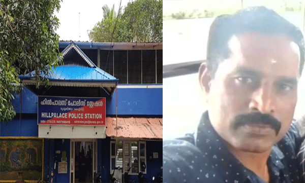 si suspended in tripunithura custody death 