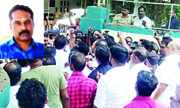 Eyewitnesses say that the head of the household who died in police custody was beaten up