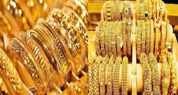 Gold prices fell by Rs 10 per gram