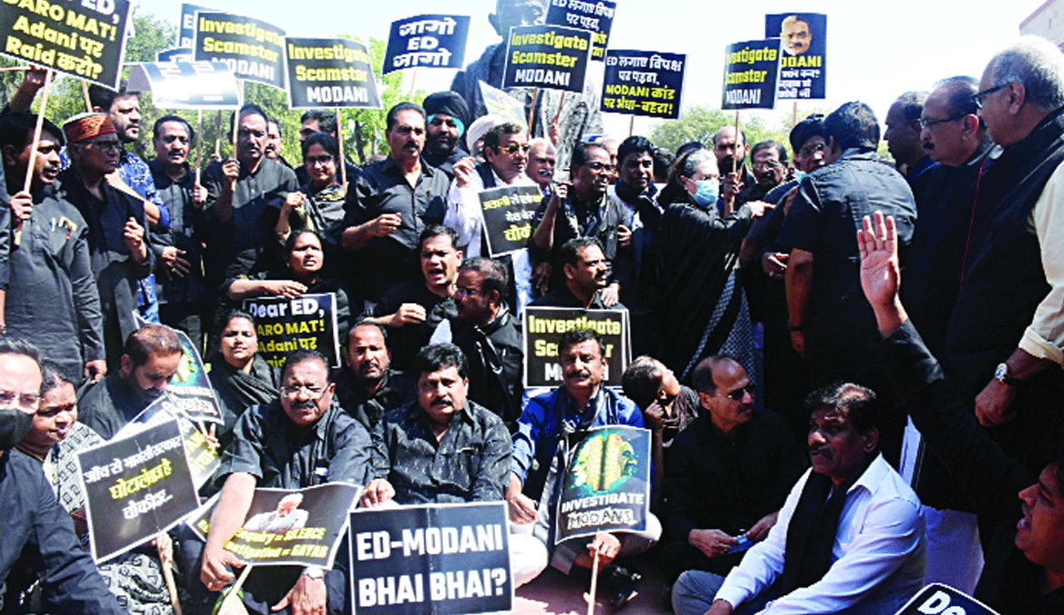 The Congress' press conferences will be held under the 'Democracy Dis'Qualified' campaign