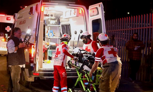 40 people burned to death in a fire at a migrant center in Mexico