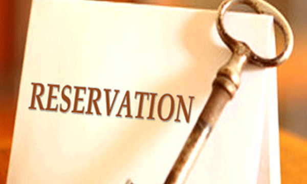 reservation on aided collages