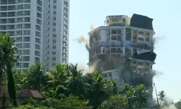 maradu flat demolition report submitted to green tribunal