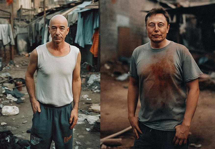 Gokul Pillai used artificial intelligence to create images of wealthy people