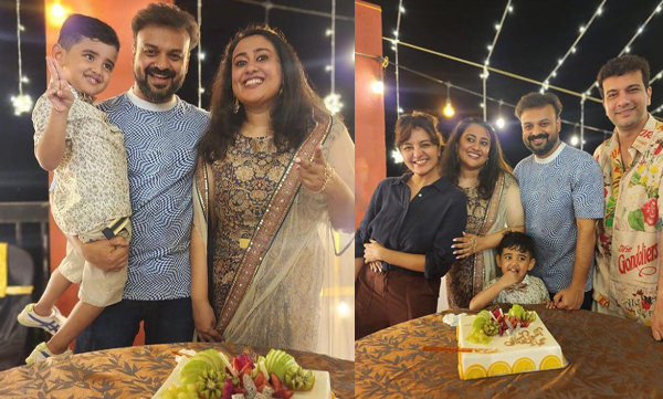 Kunchakko Boban shares priya's birthday celebration pictures with manju warrier