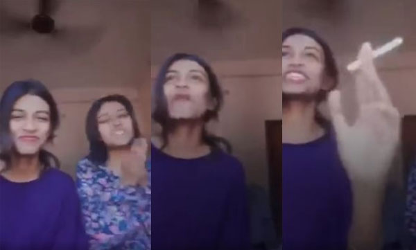 Girls disrespecting National Anthem by pulling Silaret
