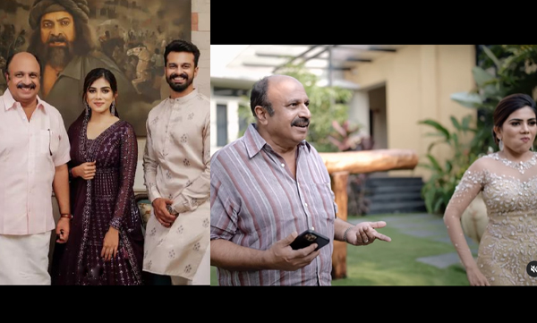 Sidhique trolls son and daughter-in-law in their wedding photoshoot