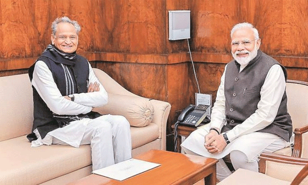 pm modis praise for ashok gehlot