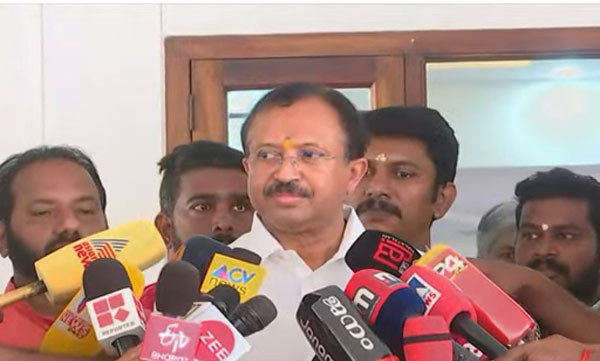 Mos V.Muraleedharan on Vende Bharath express issue