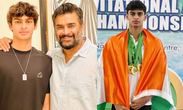 Actor Madhavan's son Vedaant gets 5 golds for India