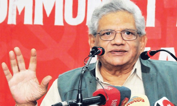 sitaram  yechuri on pulwama revelation and cast based census