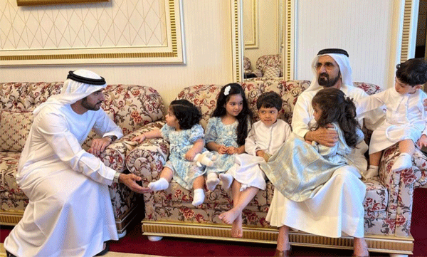 UAE royal family in full Eid celebration