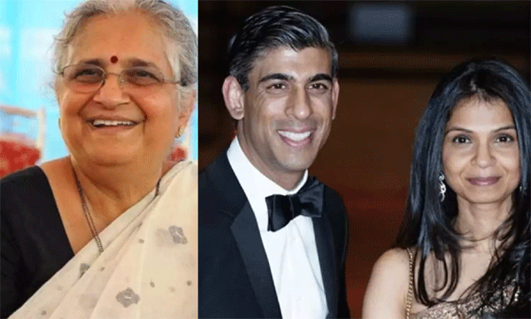 my daughter made her husband pm rishi sunaks mother in law sudha murty
