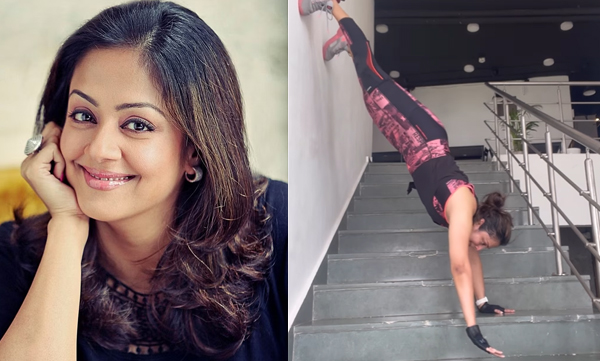 Jyothika's unbelievable upside down workout video rocks the internet 