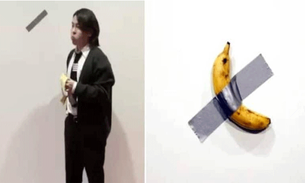 Couldn't cope with hunger: Student ate a banana that was part of an art installation worth lakhs