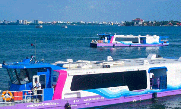kochi water metro increased services in vyttila kakkanad root