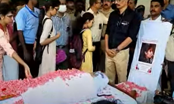 last tribute to Dr. Vandana Das at TVM MC 