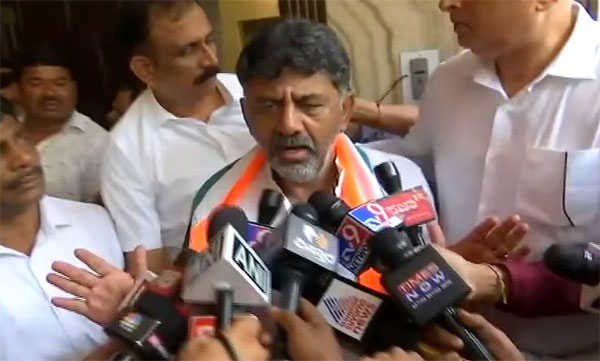 Congress's DK Shivakumar gets emotional after results