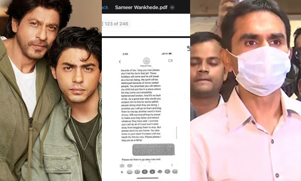 Sameer Wankhede shared watsapp chat with Shah Rukh khan